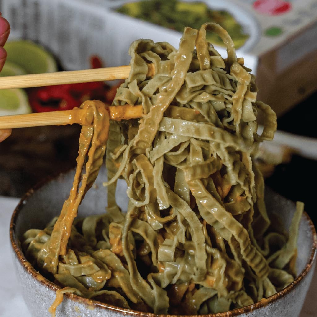 Explore Cuisine Organic Edamame & Mung Bean Fettuccine -Easy-to-Make Pasta - High in Plant-Based Protein - Non-GMO, Gluten Free,