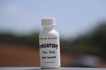Pepper Palace Hot Sauce - The End: Purgatory, 6.2cm x 6.2cm x 20.1cm, Red