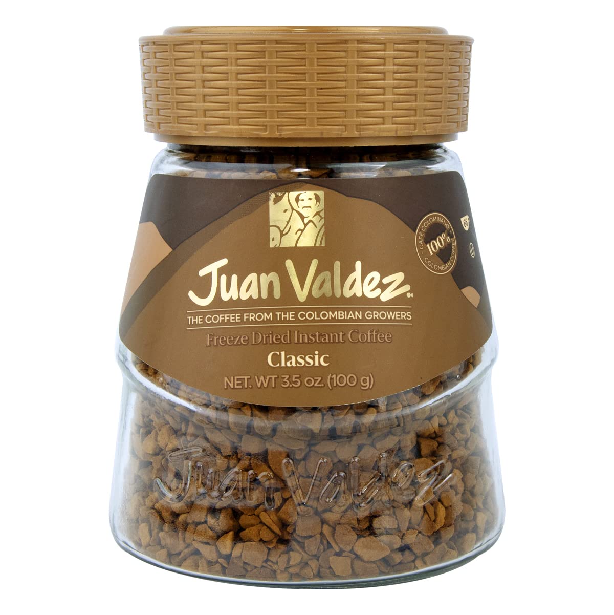 Juan Valdez Classic Freeze Dried Coffee - Premium Colombian Coffee, 3.5 Ounce, Model SUVELAM