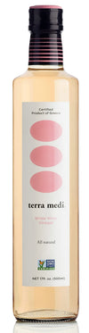 Terra Medi Greek White Wine Vinegar, 17 Ounces, Model tmwwv