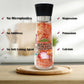 Himalayan Chef Pink Salt with Roasted Onion & Red Crushed Pepper, Tall Glass Grinder, 10.58 Oz