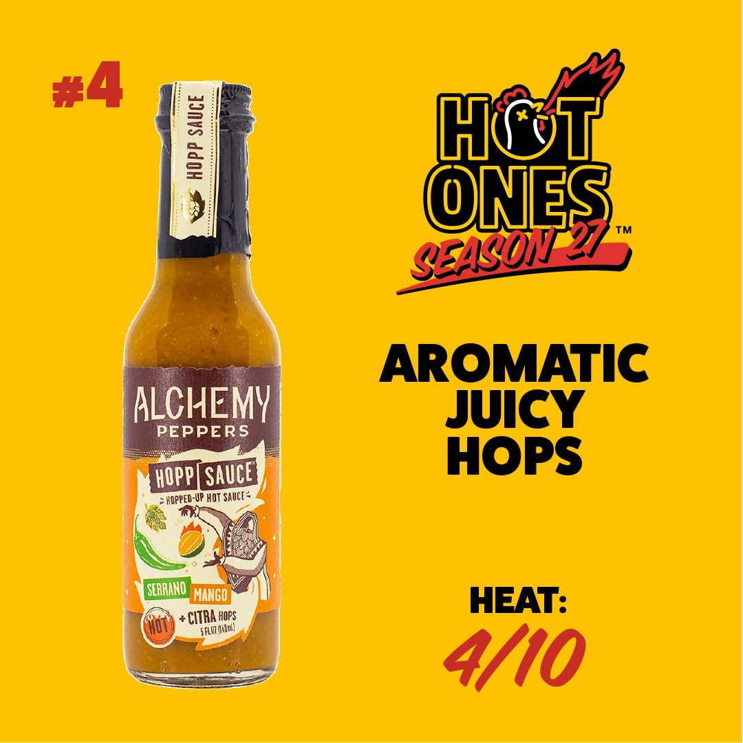 Hot Ones Hot Sauce Challenge Set - Season 27 Warmup - Hot Sauces Gift Set - Variety Pack - Made With Natural Ingredients - Unique Small Batch Sampler - 5 Fl Oz Bottles (3-Pack)