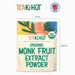Organic Pure Monk Fruit Sweetener, No Erythritol 4oz, 100% Monk Fruit Extract Organic Powder for Keto and Paleo Diet, No Afterta