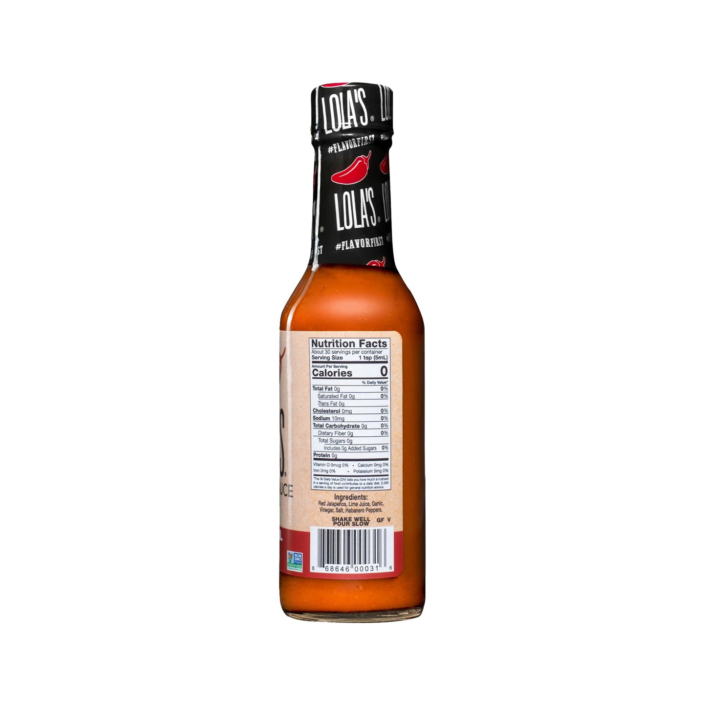 LOLAS HOT SAUCE ORIGINAL ( 12 X 5 OZ   )