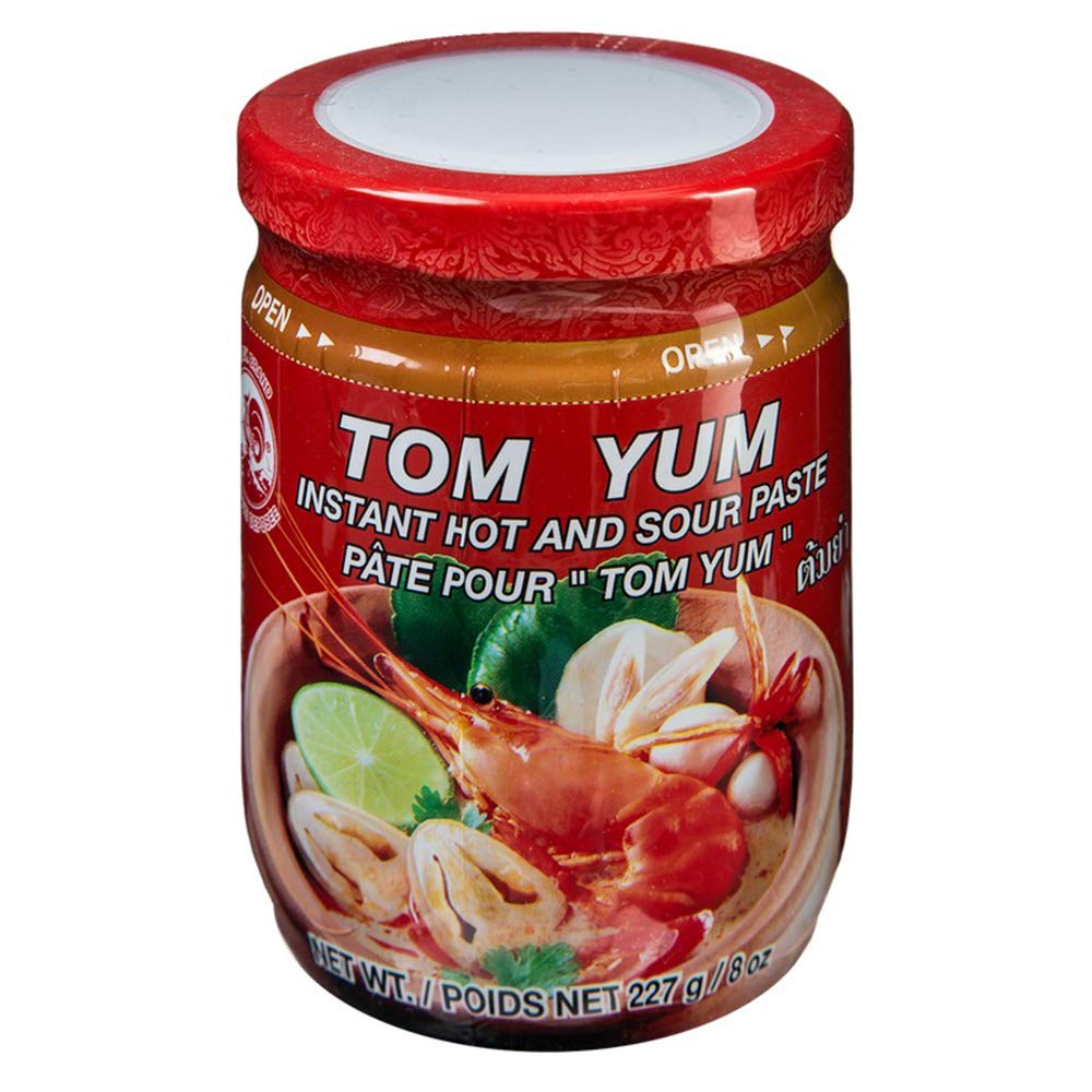 Cock Brand Tom Yum Instant Hot & Sour Soup Paste 8 oz - Pack of 1