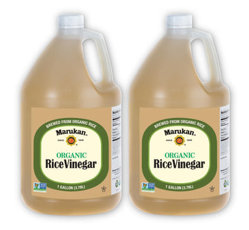 Marukan Organic Unseasoned Rice Vinegar, Pack of 2, 128 Fl Oz Total