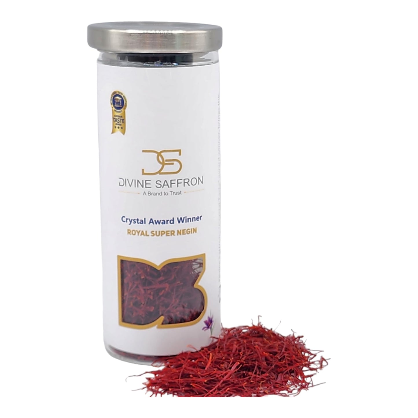 Divine Healing Saffron - Pure Saffron Threads - 100% Fresh Red Threads - 7g Gift Box
