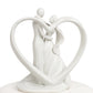 Wedding Collectibles Stylized Dancing Heart Wedding Cake Topper