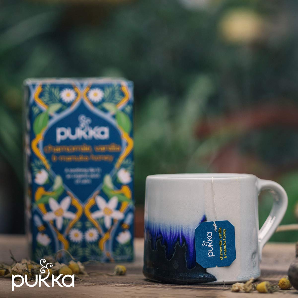 Pukka Organic Tea Bags, Chamomile, Vanilla & Manuka Honey, 20 Count (Pack of 6)
