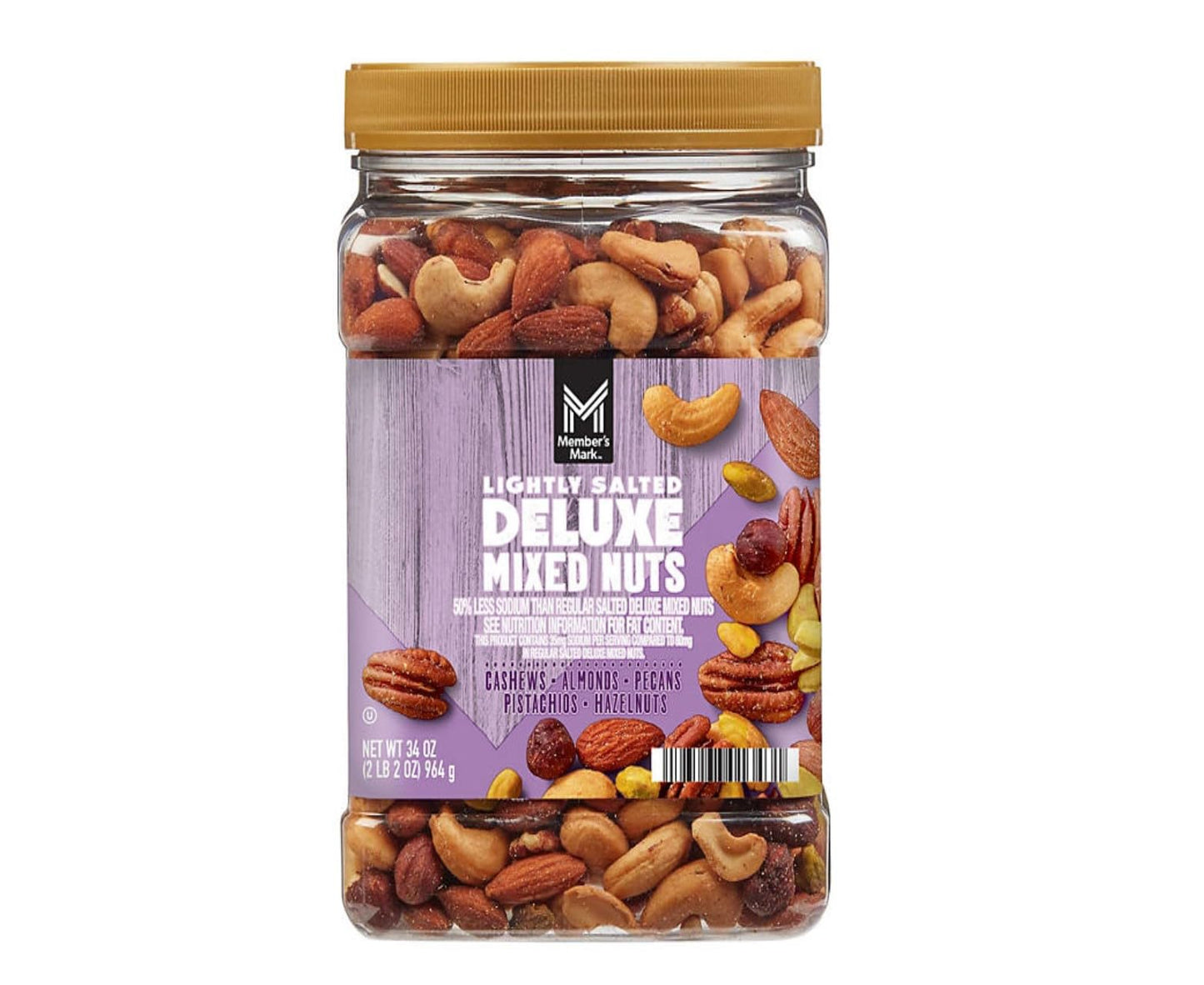 Member's Mark Lightly Salted Deluxe Mixed Nuts (34oz)