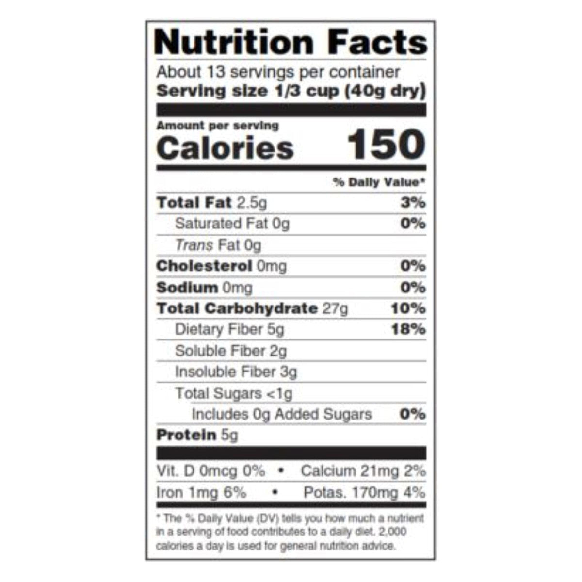Woodstock 5 Grain Cereal - Case Of 12 - 18.5 Oz.
