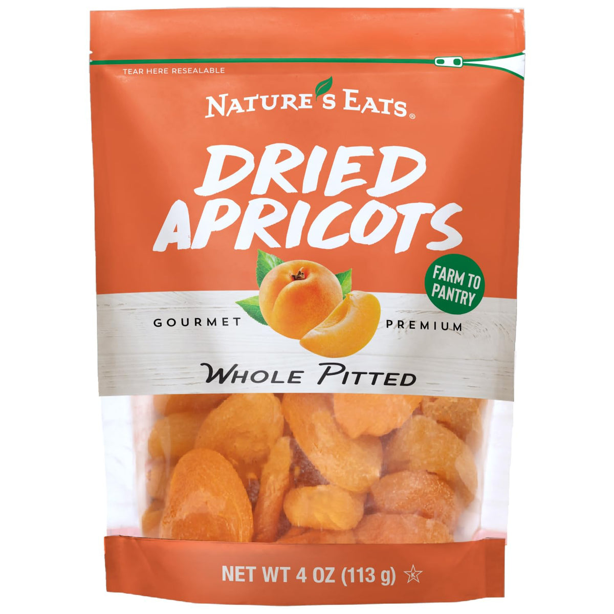 Natures Eats Dried Apricots 4oz