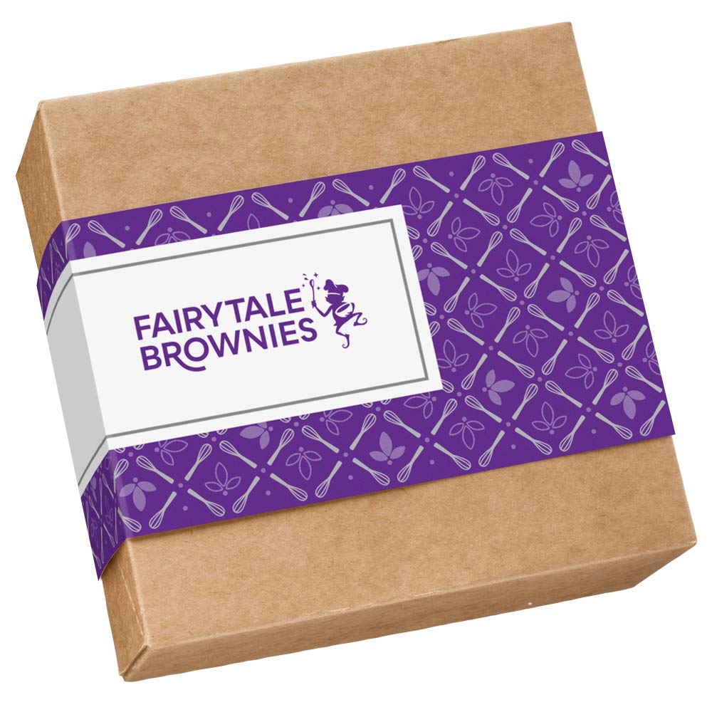 Fairytale Brownies Magic Morsel Gourmet Chocolate Gift Basket - 24 Assorted Bite-Size Brownies, Individually Wrapped, 1.5 Inch Each