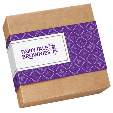 Fairytale Brownies Magic Morsel Gourmet Chocolate Gift Basket - 24 Assorted Bite-Size Brownies, Individually Wrapped, 1.5 Inch Each