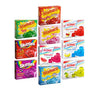 Gelatin Variety Pack of 10 - Sonic, Skittles, and Starburst Jello Mix- 10 Flavors of Flavored Gelatin Powder- with Recipe Cards