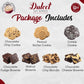 Festive Gourmet Chocolate Chunk Cookies-Chocolate Fudge and Cheese Brownies Box for Corporate Gifting, Family, College Students,