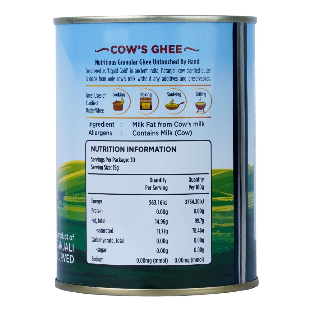 Patanjali Cow Ghee 500 G