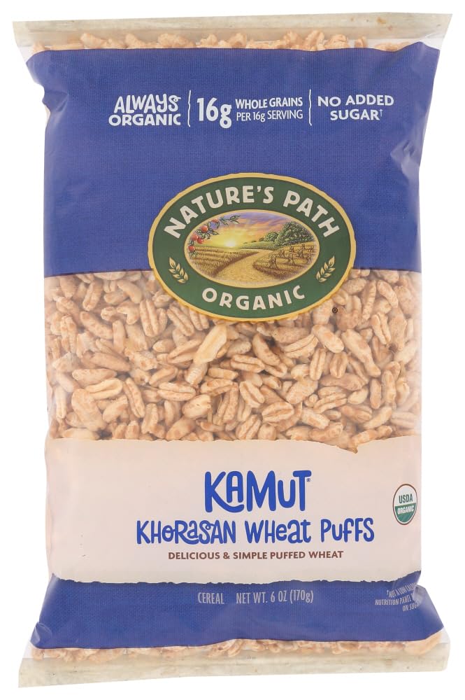 Natures Path Organic Kamut Puffs Cereal, 6 oz (Pack of 2)