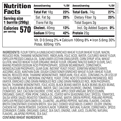 Whole Foods Market, Burrito Pork Carnitas, 10.5 Ounce
