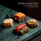 Laumiere Gourmet Fruits - Noor Eid Misbah Collection - Includes Natural Green Aventurine Misbah - Dried Fruits and Nuts Basket -