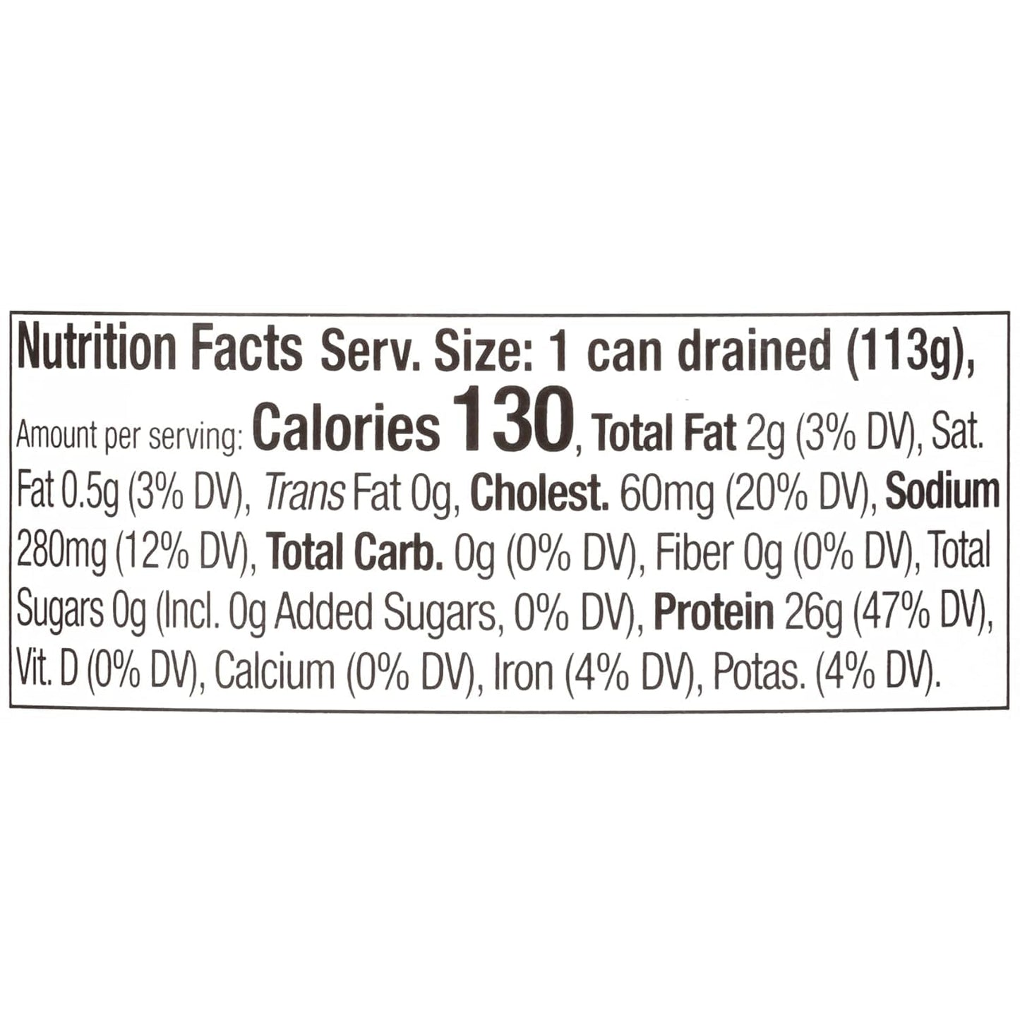 Bumble Bee Chunk White Albacore Tuna In Water, 5 Oz Can - Wild Caught Tuna - 23G Protein Per Serving, High In Omega-3S - Non-Gmo Project Verified, Gluten Free, Kosher