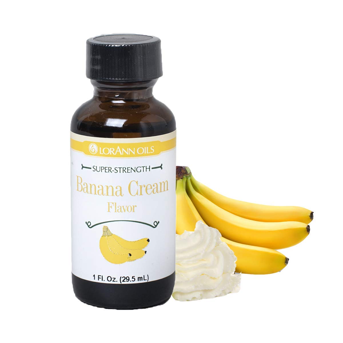Lorann Banana Cream Ss Flavor, 1 Ounce Bottle