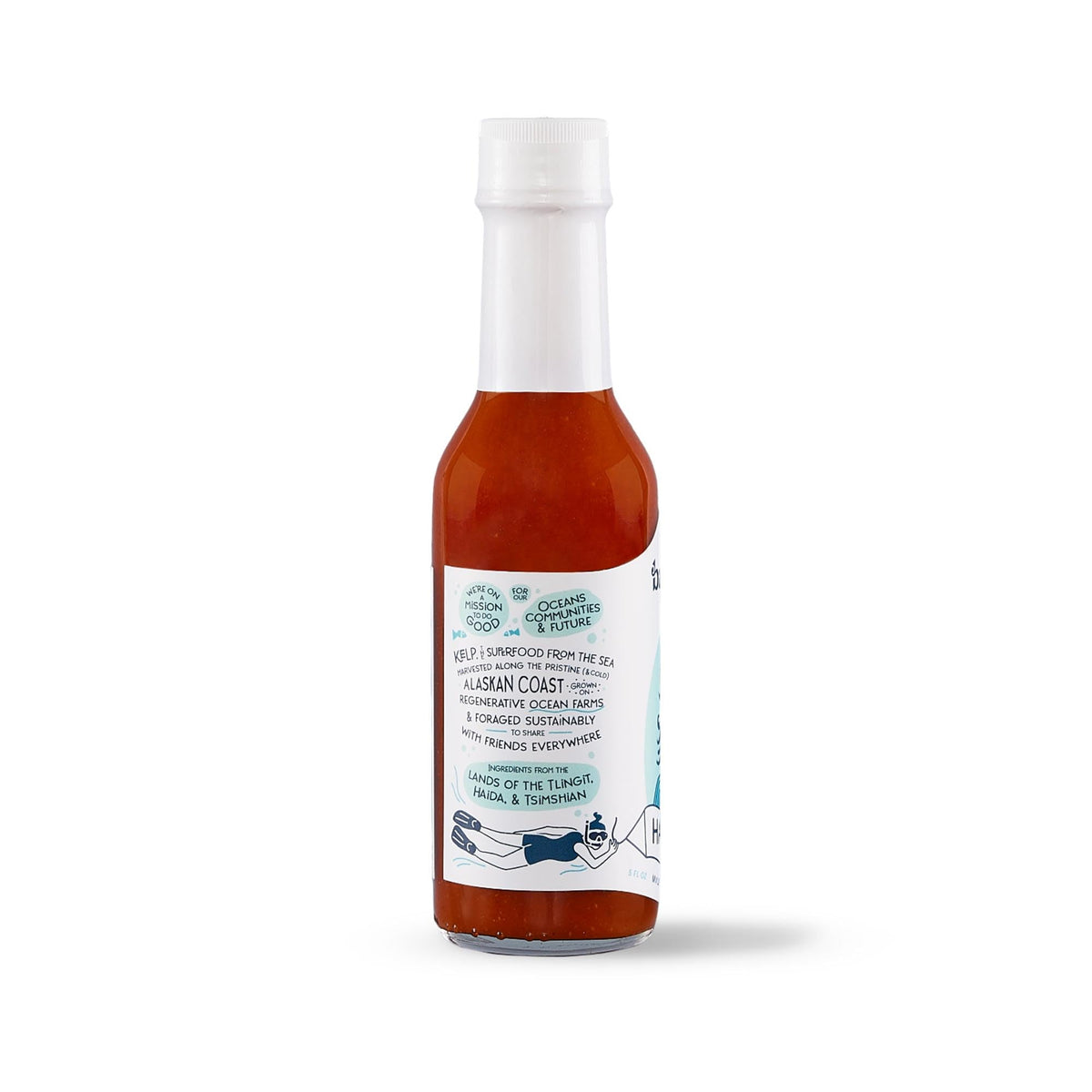 Barnacle Bull Kelp Hot Sauce Variety Pack - Bullwhip Kelp, Serrano & Habanero - 5.5 Ounce (Pack of 3) - Made in Alaska