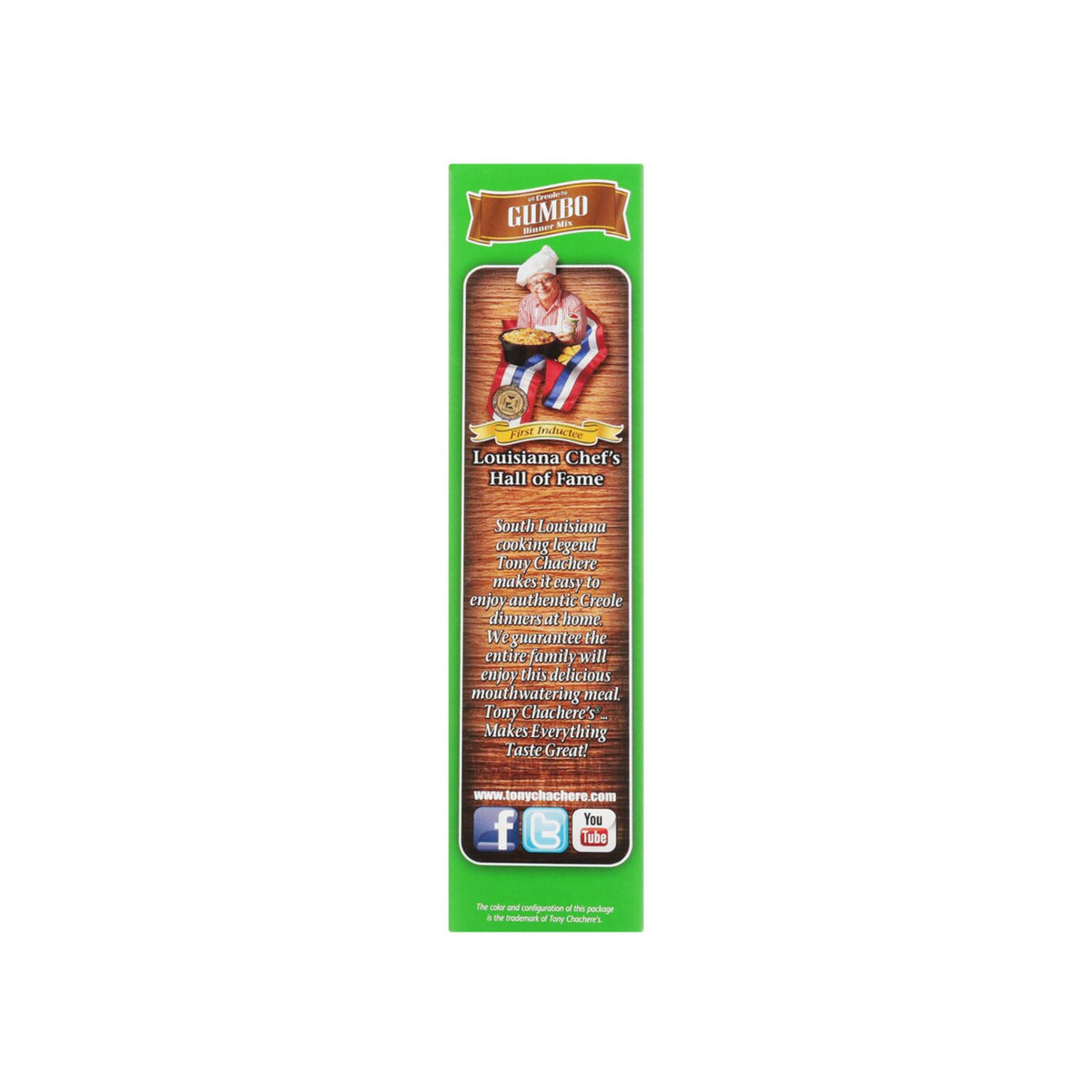 Tony Chachere'S Creole Gumbo Dinner Mix, 8-Ounce Units (Pack Of 4)