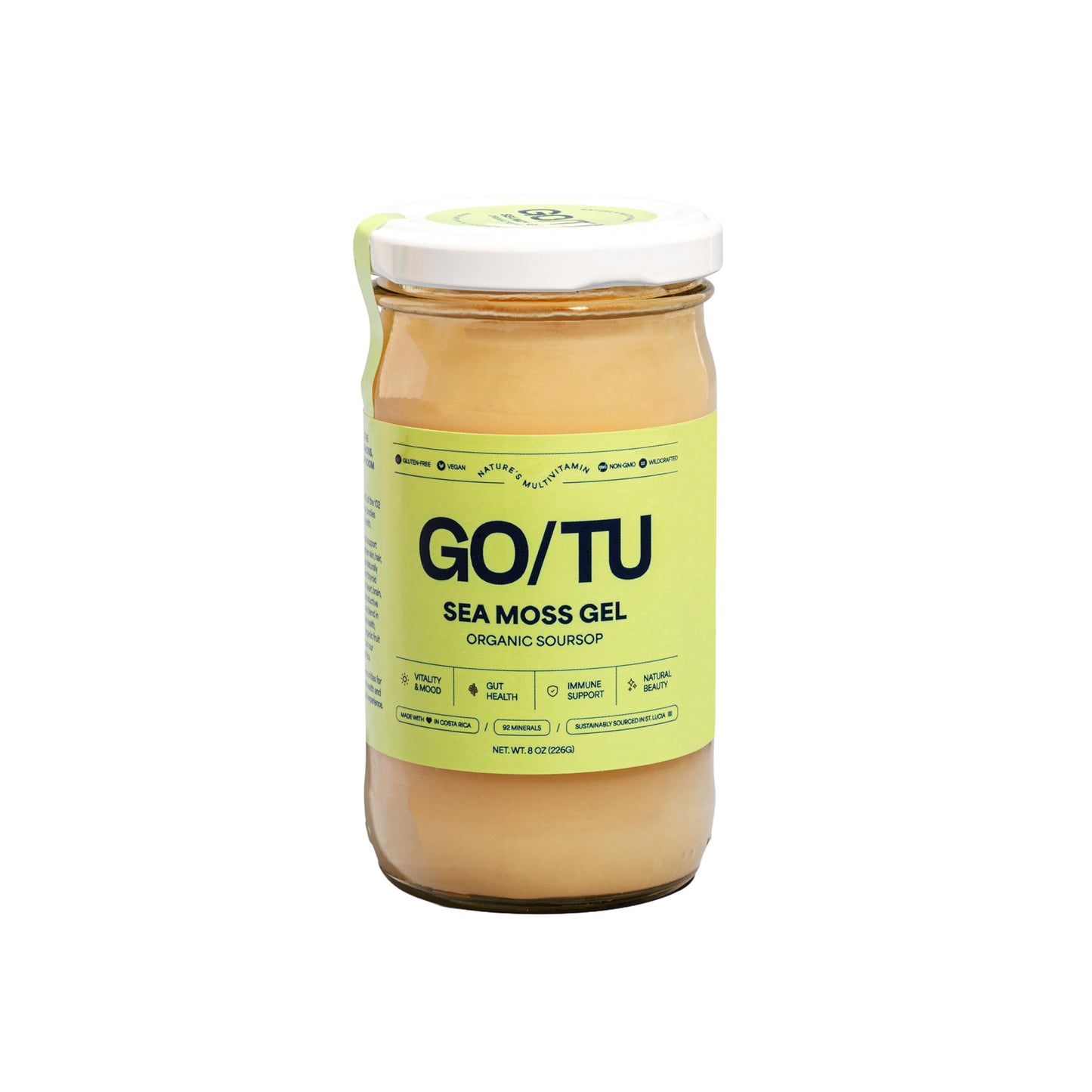 Go/Tu Sea Moss Gel - 8Oz Soursop | Pure  Shelf-Stable Superfood | Natures Multivitamin