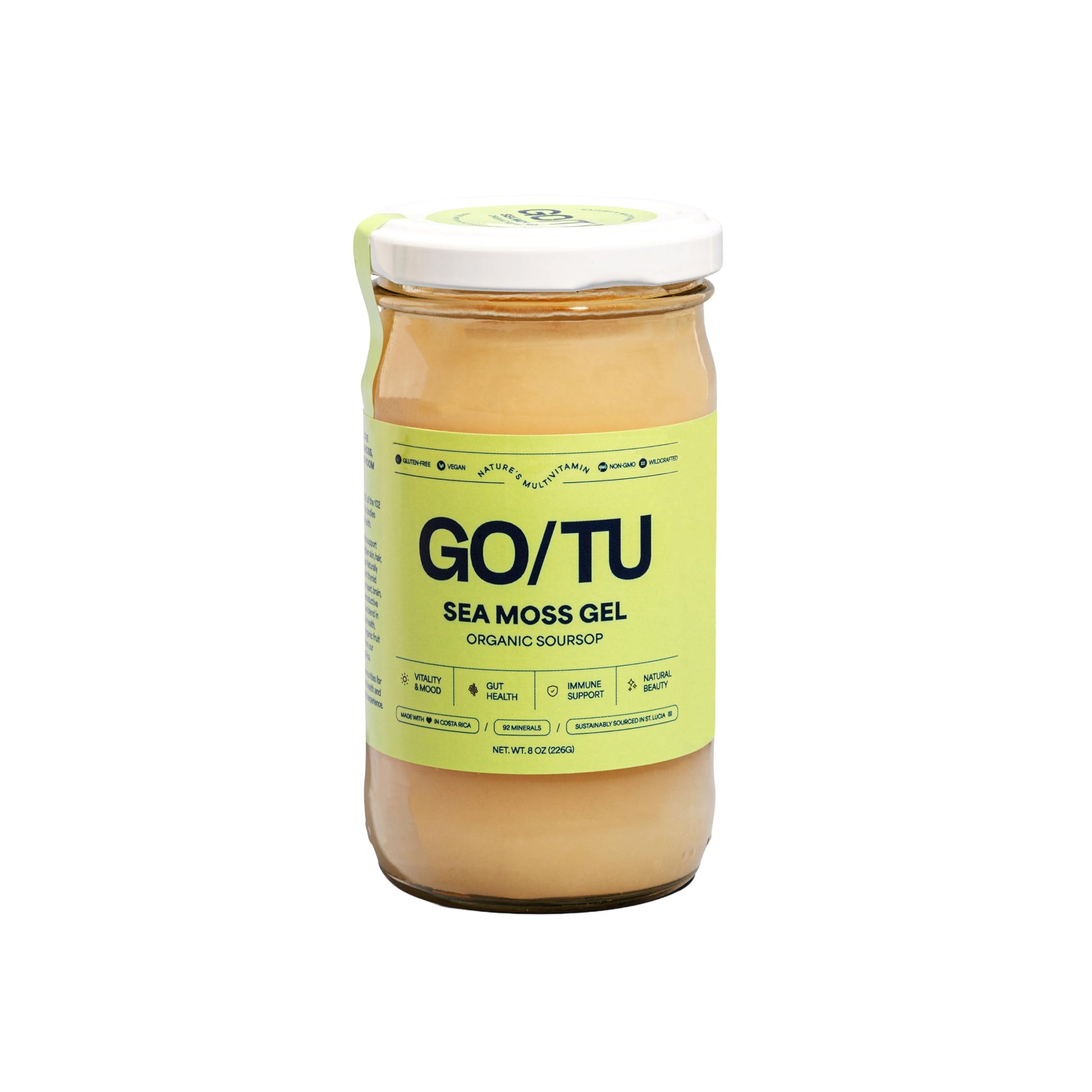 Go/Tu Sea Moss Gel - 8Oz Soursop | Pure  Shelf-Stable Superfood | Natures Multivitamin