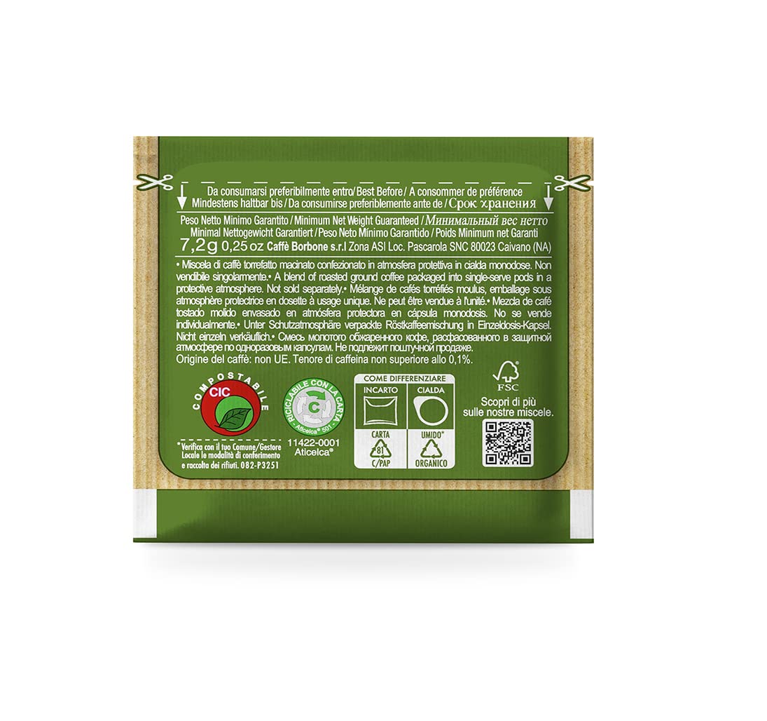 Caffè Borbone ESE Coffee Pods - Decaf Miscela Verde - 150 Count - Model SYNCHKG056426