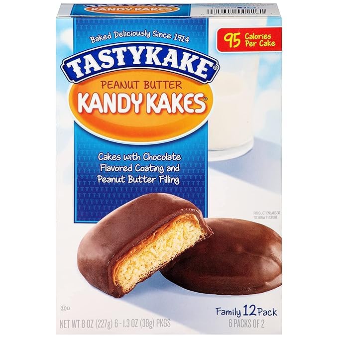 Tastykake Variety Pack, Butterscotch Krimpets, Cupcakes, Kandy Kakes, 4 Pack