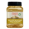 Pride Of India - Yellow Mustard Ground - Gourmet Spice - Ideal for Pickles/Mustard Dressing/Sauces/ Hotdogs - Preservatives & Ad