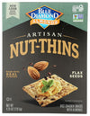 Blue Diamond Nut-Thins Artisan Nut-Thins, Flax Seed 4.25 oz(Pack of 4)
