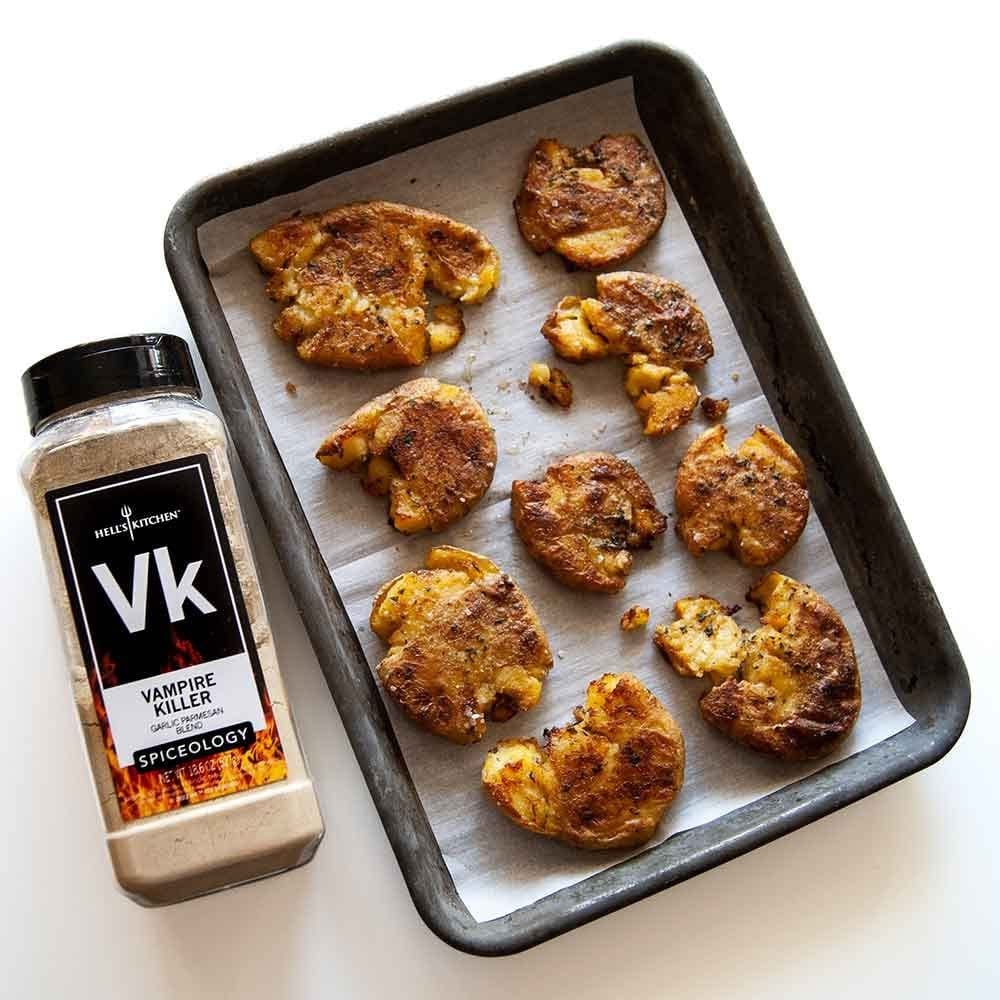 Spiceology & Hell's Kitchen - Vampire Killer - Garlic Parmesan Spice Blend - Savory All-Purpose Seasoning - 18.6 oz
