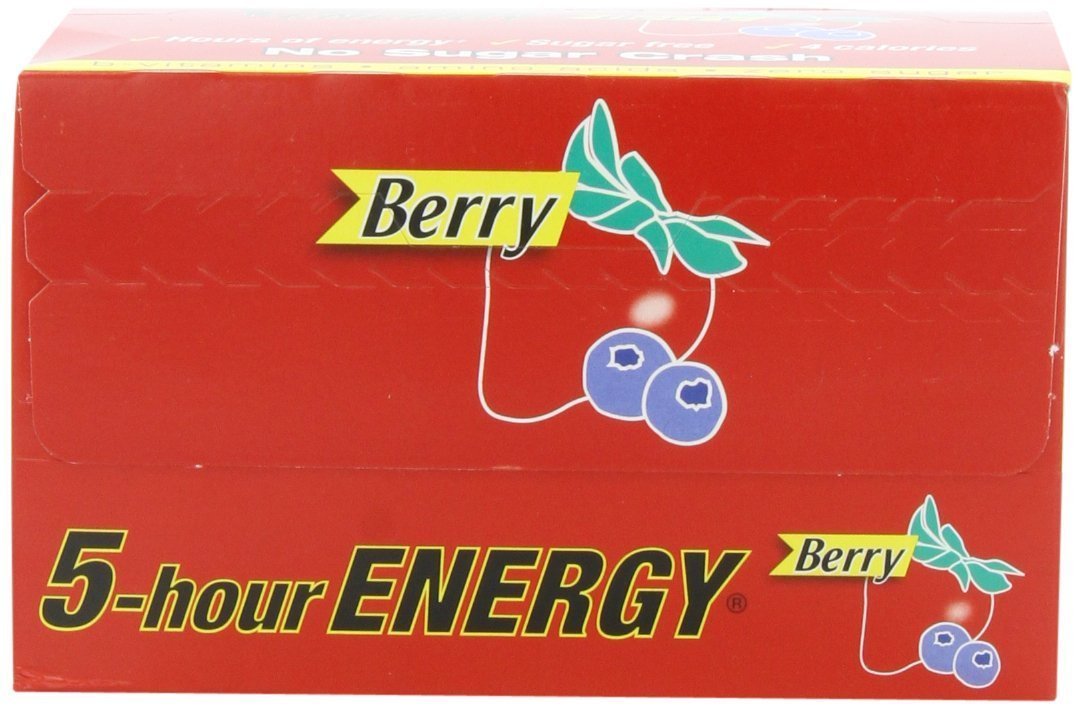 5 Hour Energy, Berry, 2-Ounce Bottles (Pack of 12)
