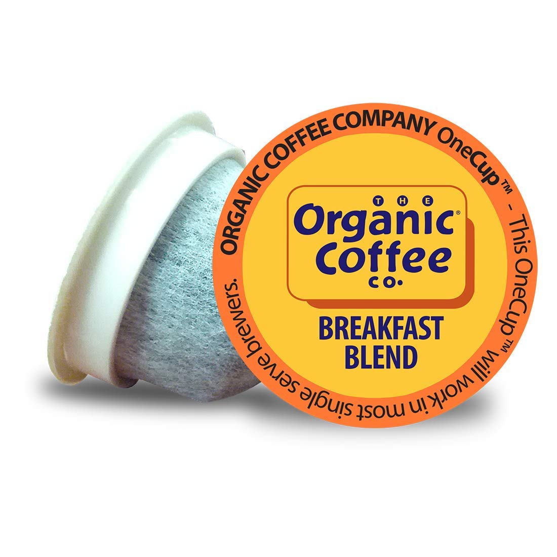 The Organic Coffee Co. Compostable Coffee Pods - Breakfast Blend (80 Ct) K Cup Compatible Including Keurig 2.0, Medium Roast, Us