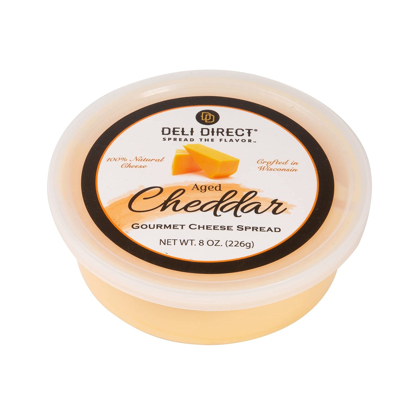 Deli Direct Cheese Spread - Shelf Stable Snack Dip for Pretzels & Veggies, 8 Ounce (Pack of 3)
