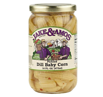 Jake & Amos Pickled Dill Baby Corn / 2 - 16 Oz. Jars