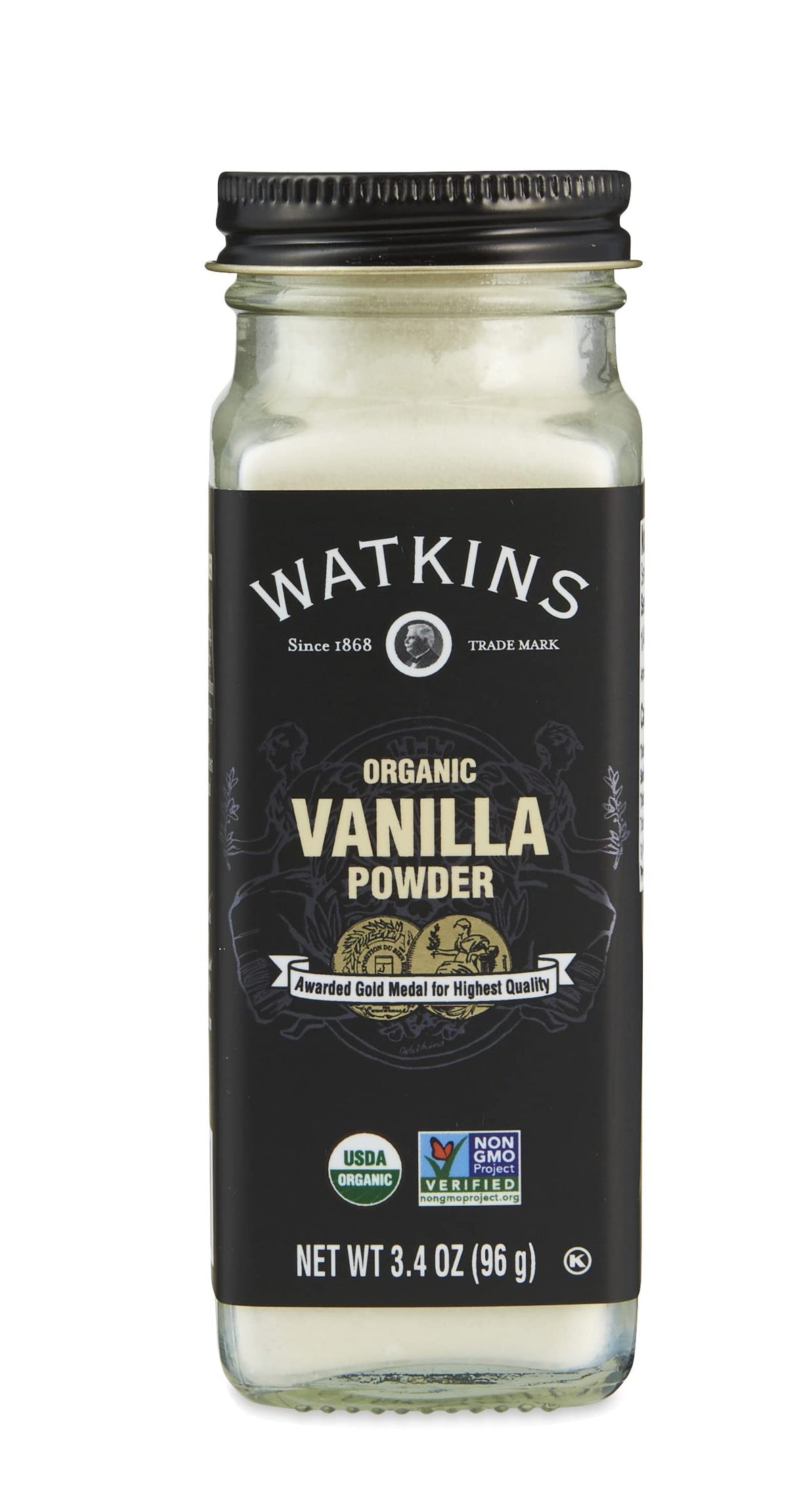 Watkins Organic Vanilla Powder, 3.4 oz., Pack of 1, As Shown
