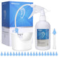 EPOBOO Ear Wax Removal Kit - 500ml Spray Bottle, 23 Piece Set, Safe & Effective with Reusable Tips, White & Blue