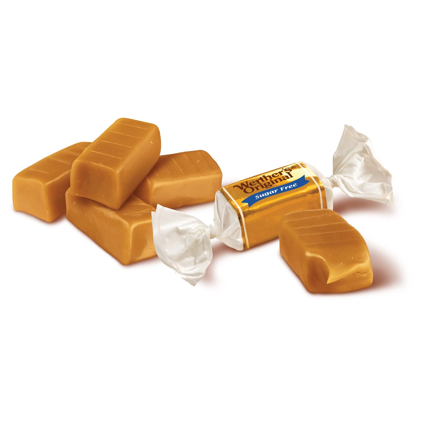 Werther'S Original Chewy Sugar Free Caramel Candy, 2.75 Oz Bags (Pack Of 12)