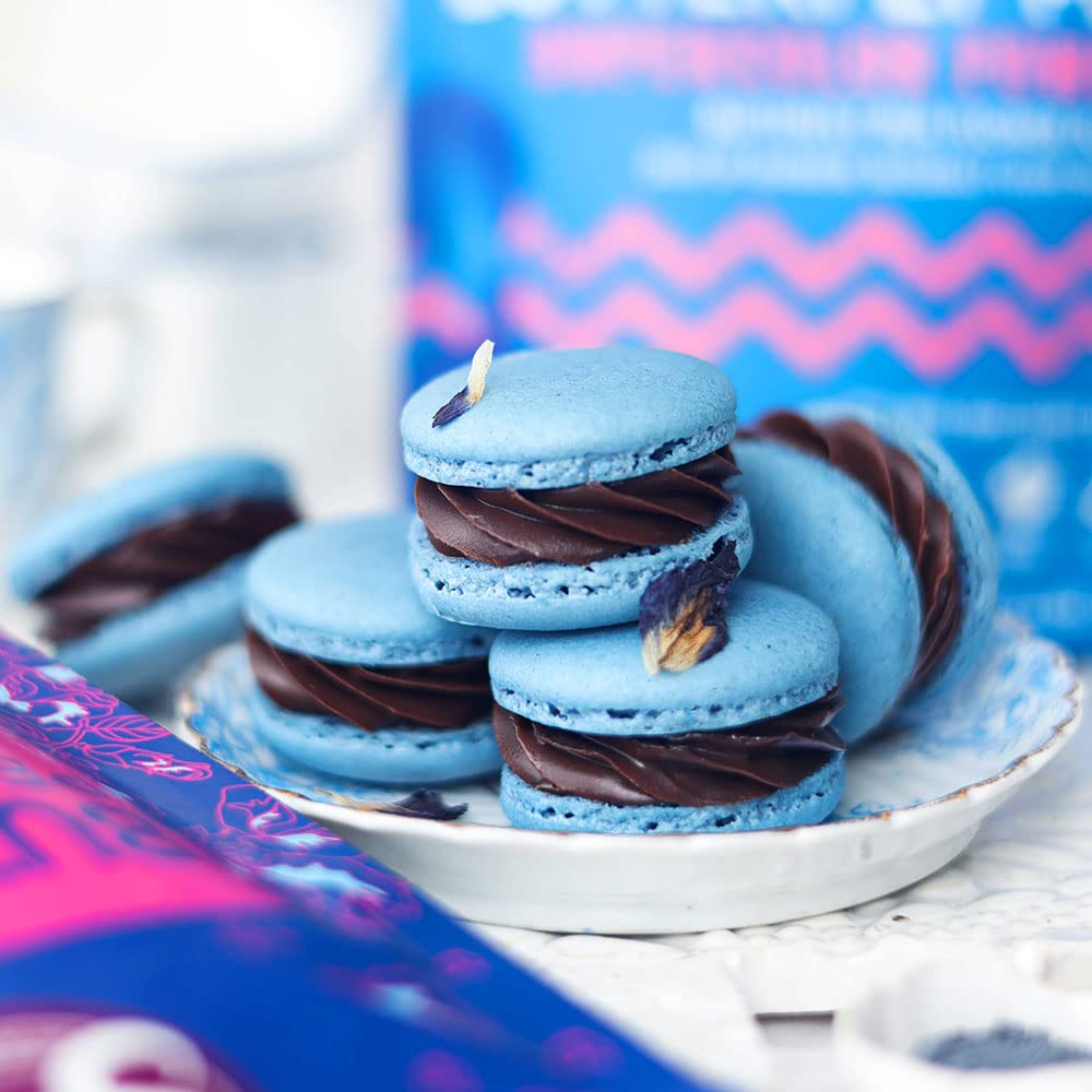 Suncore Foods Blue Butterfly Pea Powder, Blue Food Coloring Powder, Gluten-Free, Non-GMO, 3.5oz (2 Pack)