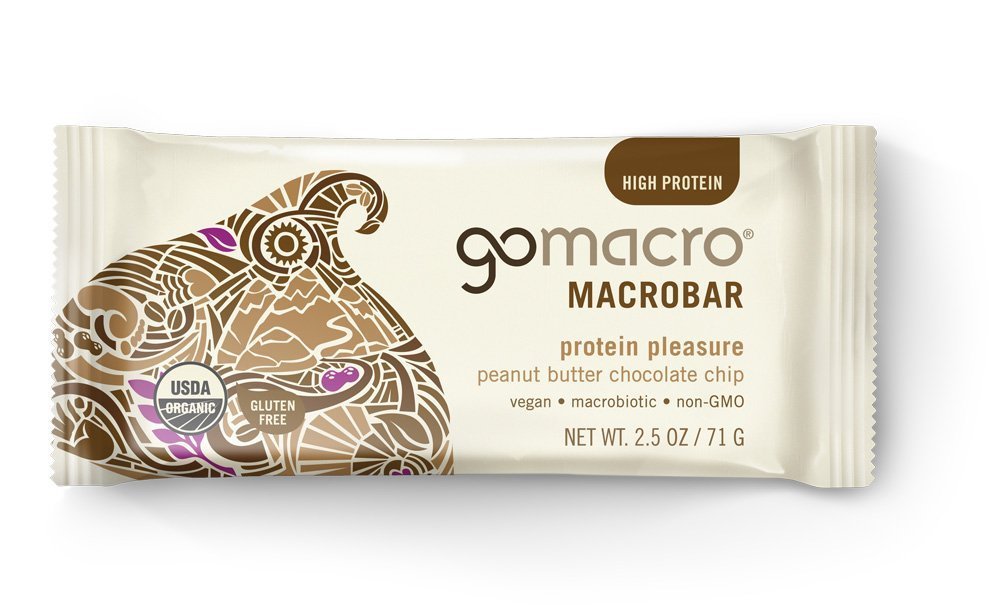 Gomacro Organic Peanut Butter Chocolate Chip, 2.5 Ounce (Pack Of 15)