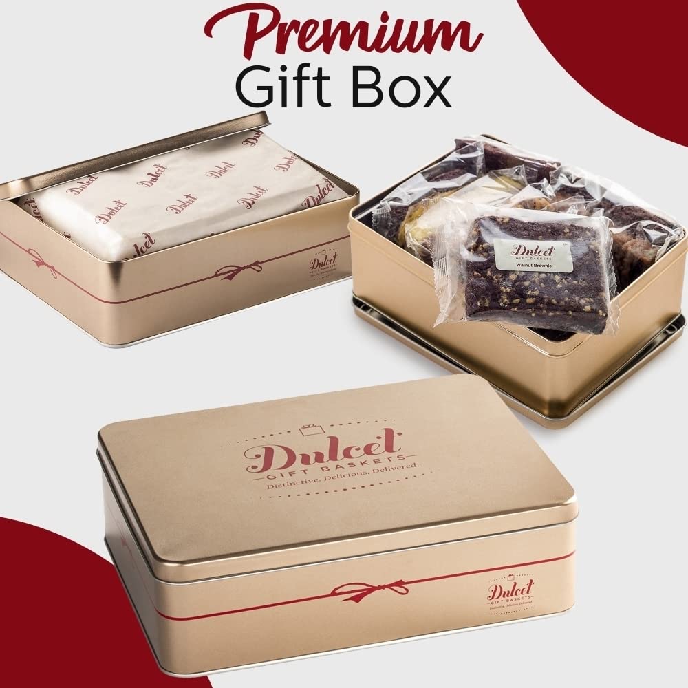 Dulcet Gift Baskets Gourmet Food Gift Basket for Holidays, Sympathy, Get Well, & Birthdays