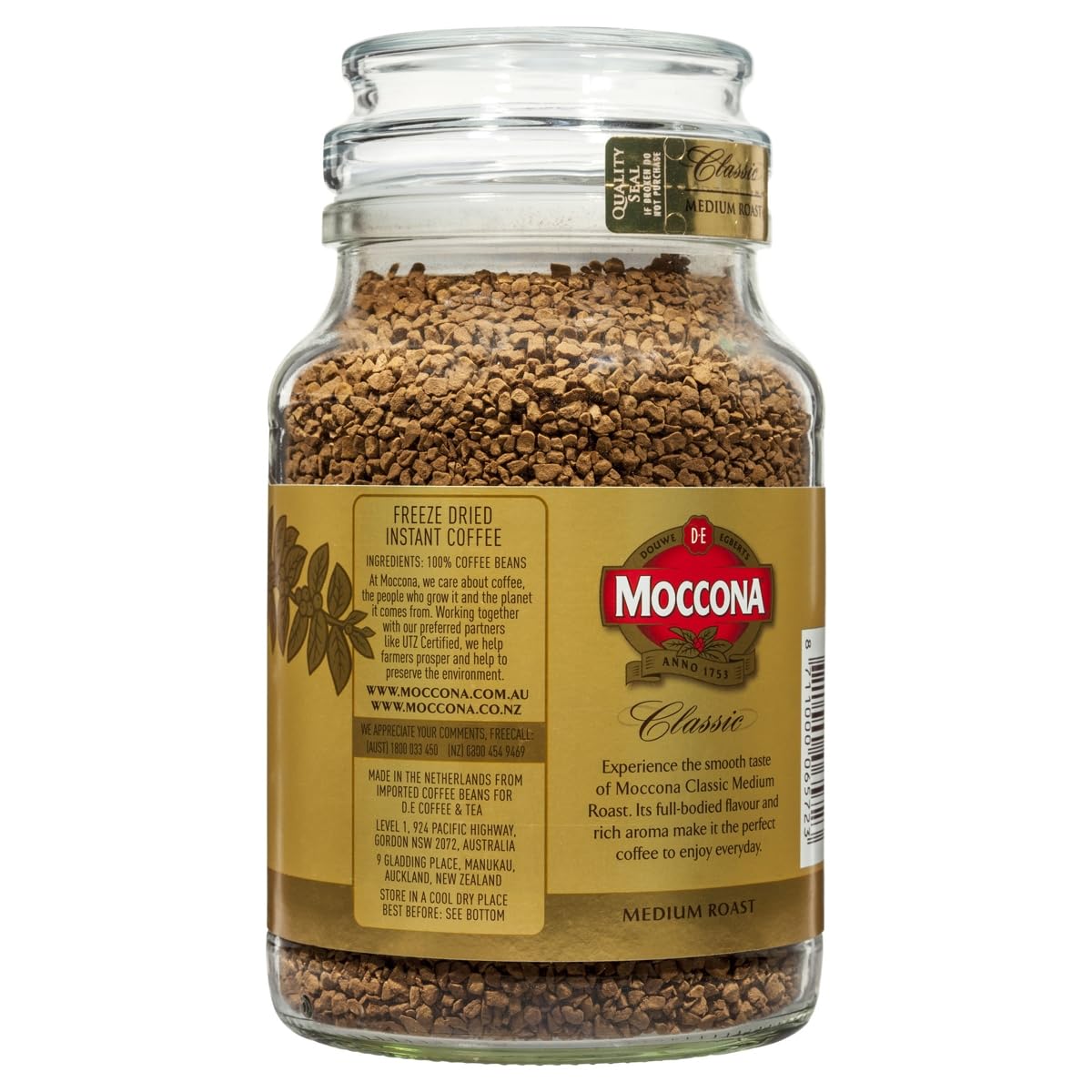 Moccona Freeze Dried Instance coffee 200g (classic (Medium Roast))