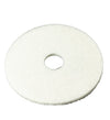 3M White Super Polish Pad 4100, 27 In