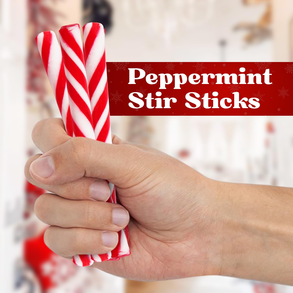 Peppermint Candy Sticks, Christmas Candy Individually Wrapped, Delicious Candy Cane Sticks, Perfect Peppermint Candy For Christm