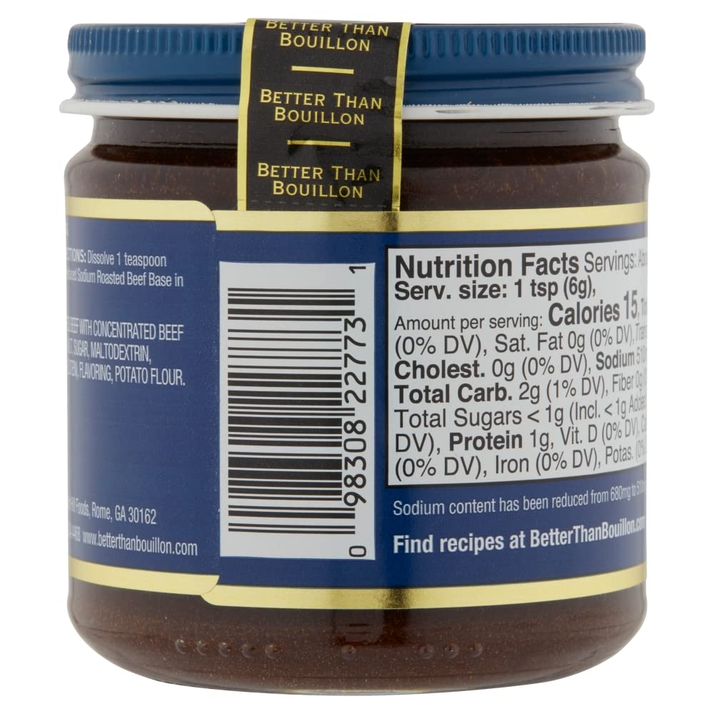 All Natural Reduce Sodium Beef Base 8Oz