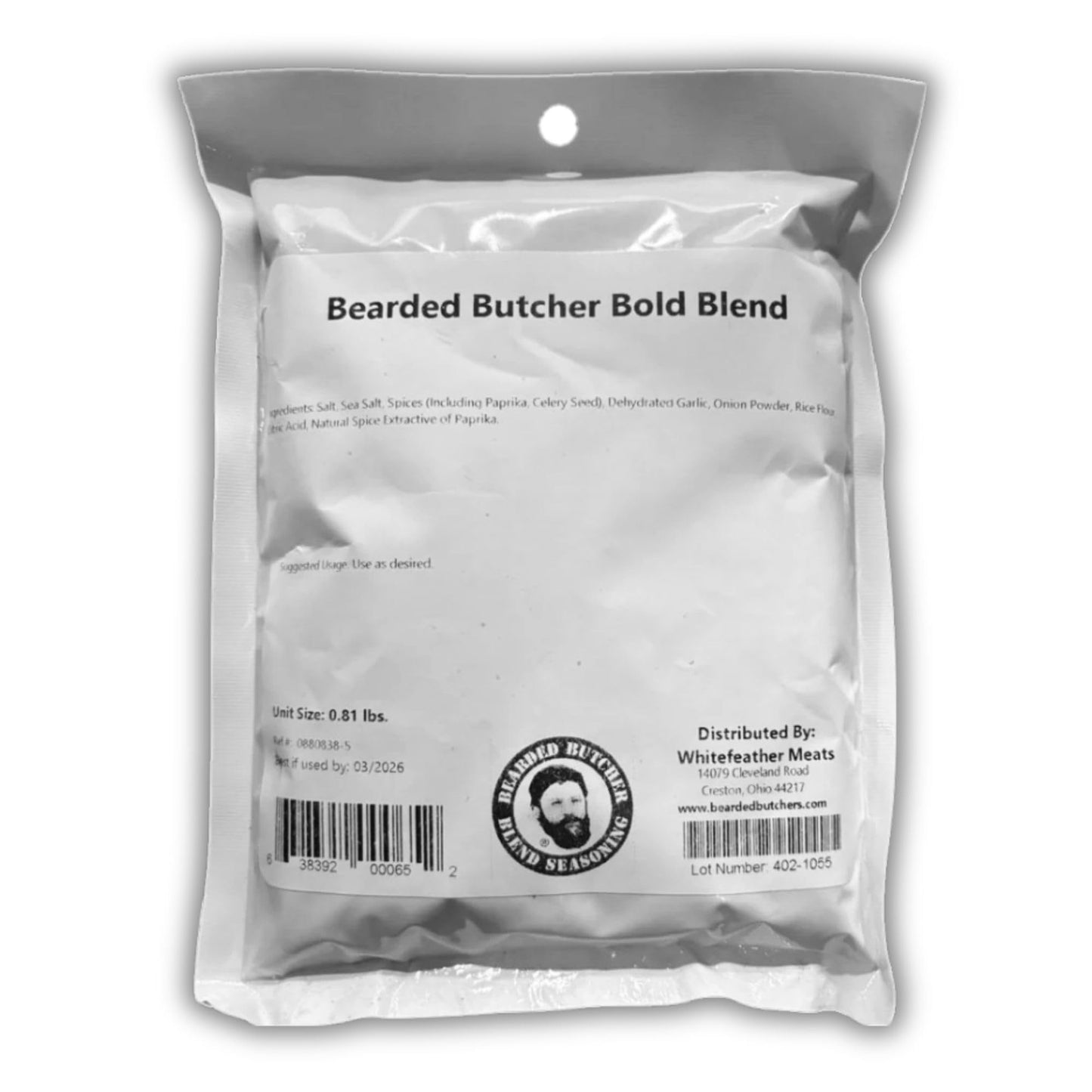 BEARDED BUTCHER BLEND SEASONING Bold Blend, No MSG or Sugar, 13oz